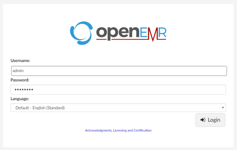 OpenEMR Launchpad-04.png